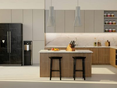 l shape modular kitchen