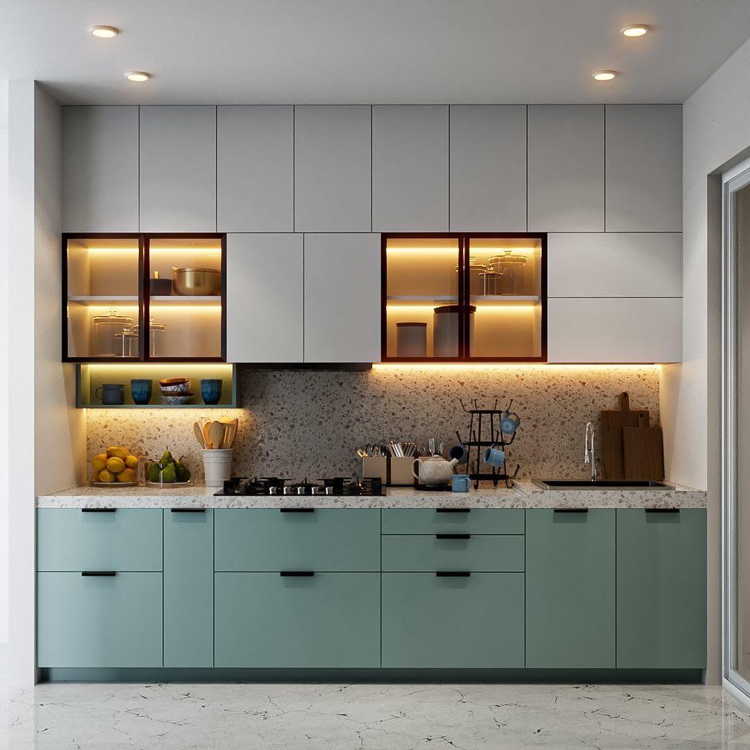 Compact 3D modular kitchen design