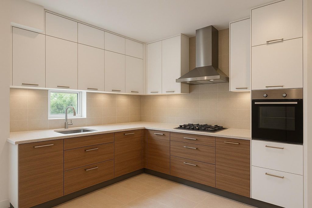 7 × 7 modular kitchen design in Pune