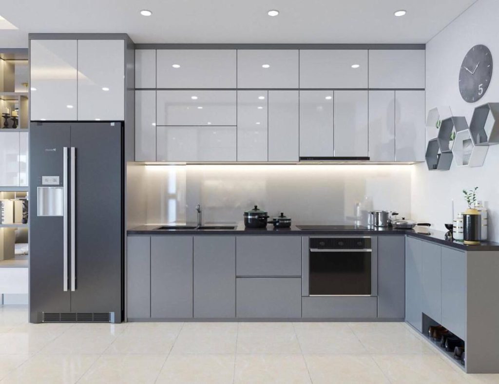 Contemporary acrylic kitchen interior design