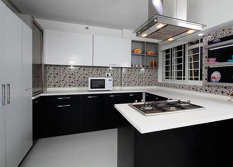 Modular kitchen storage with drawers and organisers