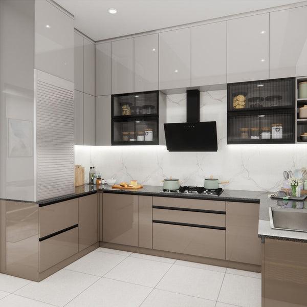 Modern modular kitchen designed by SLE Pune