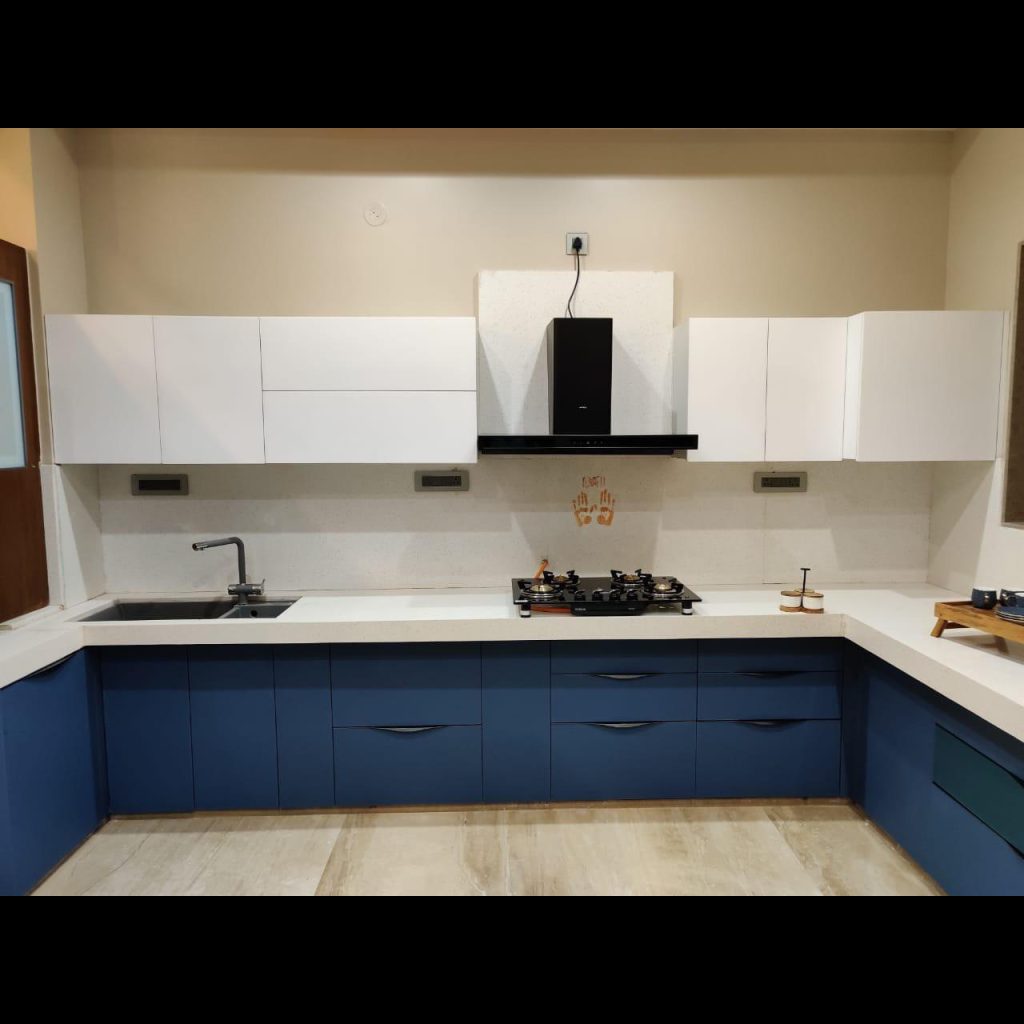 Modern kitchen furniture designed by SLE Pune