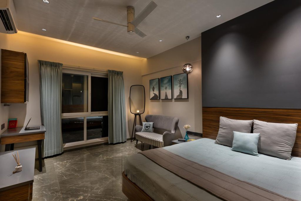 Custom bedroom wardrobe and storage design