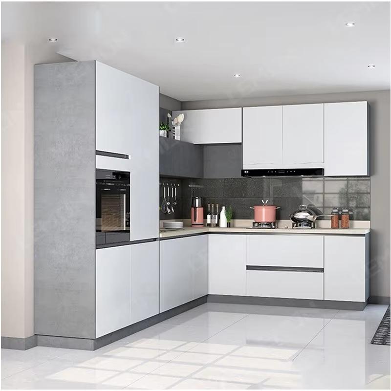 Modern modular kitchen cabinets with storage