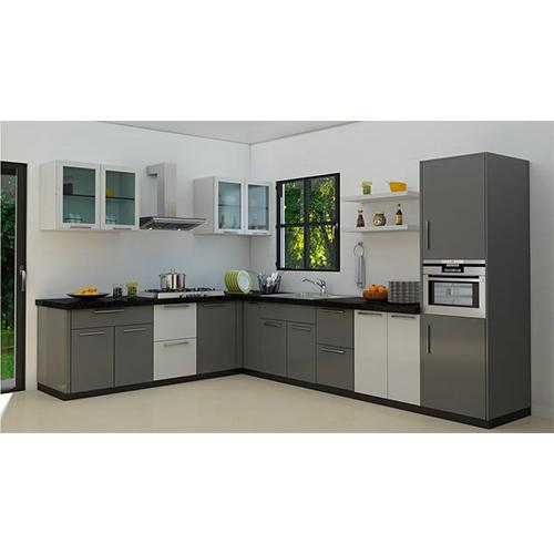 Modern modular kitchen designed for a home in East Pune