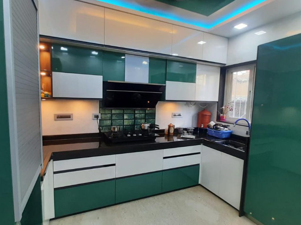 Modern bedroom interior designed for a Pune home
