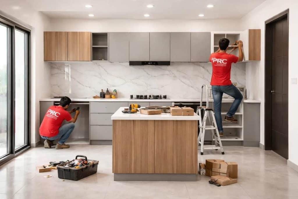 Professional modular kitchen installation in Pune