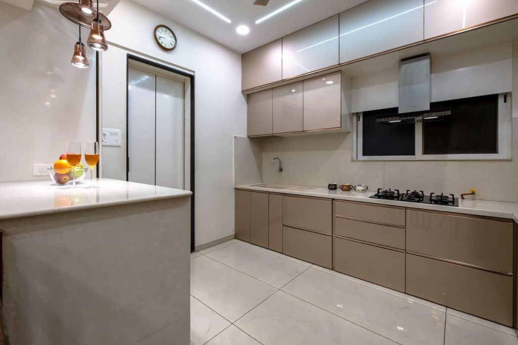 Modern modular kitchen interior in Pune